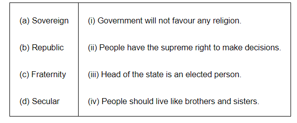 Here are some of the guiding values of the Constitution and their meaning