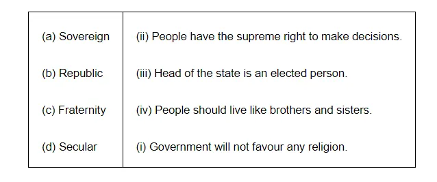 Here are some of the guiding values of the Constitution and their meaning