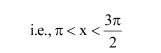 Here, x is in quadrant III.