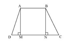 If the non-parallel sides of a trapezium are equal, prove that it is cyclic.
