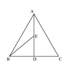 In a triangle ABC, E is the mid-point of median AD. Show that 