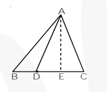 In an equailateral triangle ABC
