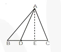 In an equailateral triangle ABC