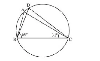 In the given figure, ∠ABC