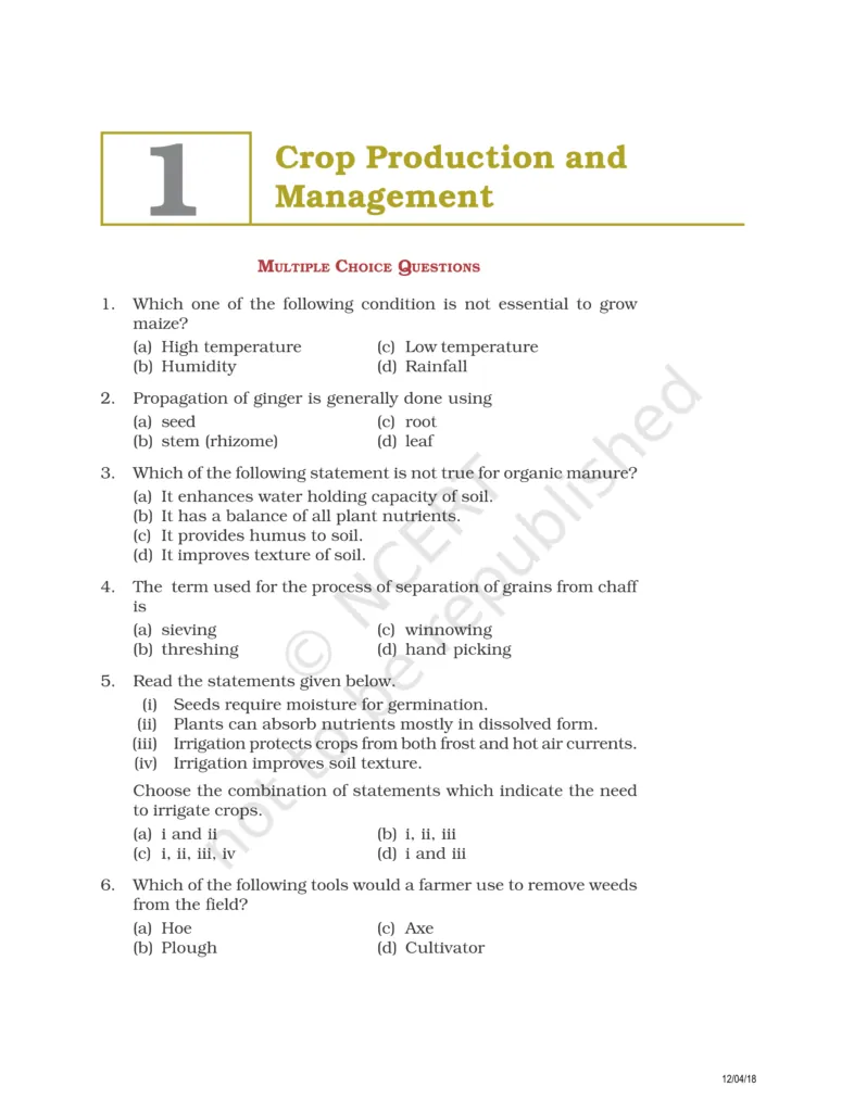 NCERT Exemplar Class 8 Science Chapter 1 Image 1
