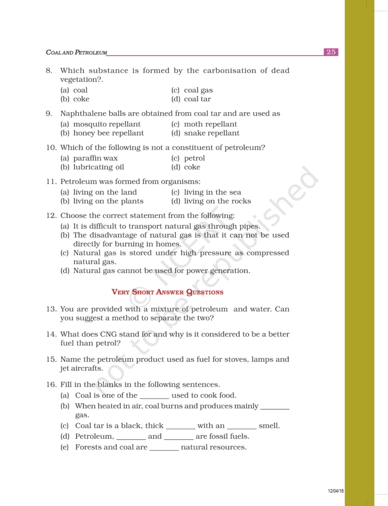 case study questions class 8 science chapter 5