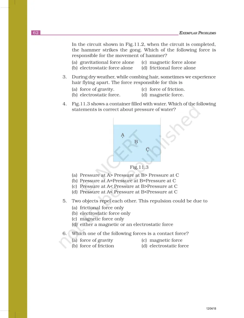 NCERT Exemplar Class 8 Science Chapter 11 Image 2