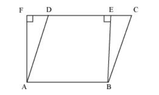Parallelogram ABCD and rectangle ABEF