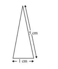 Radha made a picture of an aeroplane with coloured papers as shown in the given 