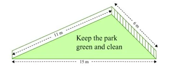 There is a slide in the park