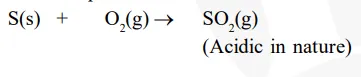 What type of oxides is formed when non-metals combine with oxygen