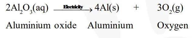 Write one equation each for decomposition reactions where energy