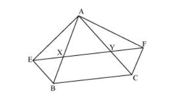 XY is a line parallel to side BC of a triangle ABC
