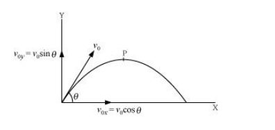 (a) Show that for a projectile the angle between the velocity and the x-axis as a function of time is given by