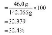 com2Mass percent of an element 
