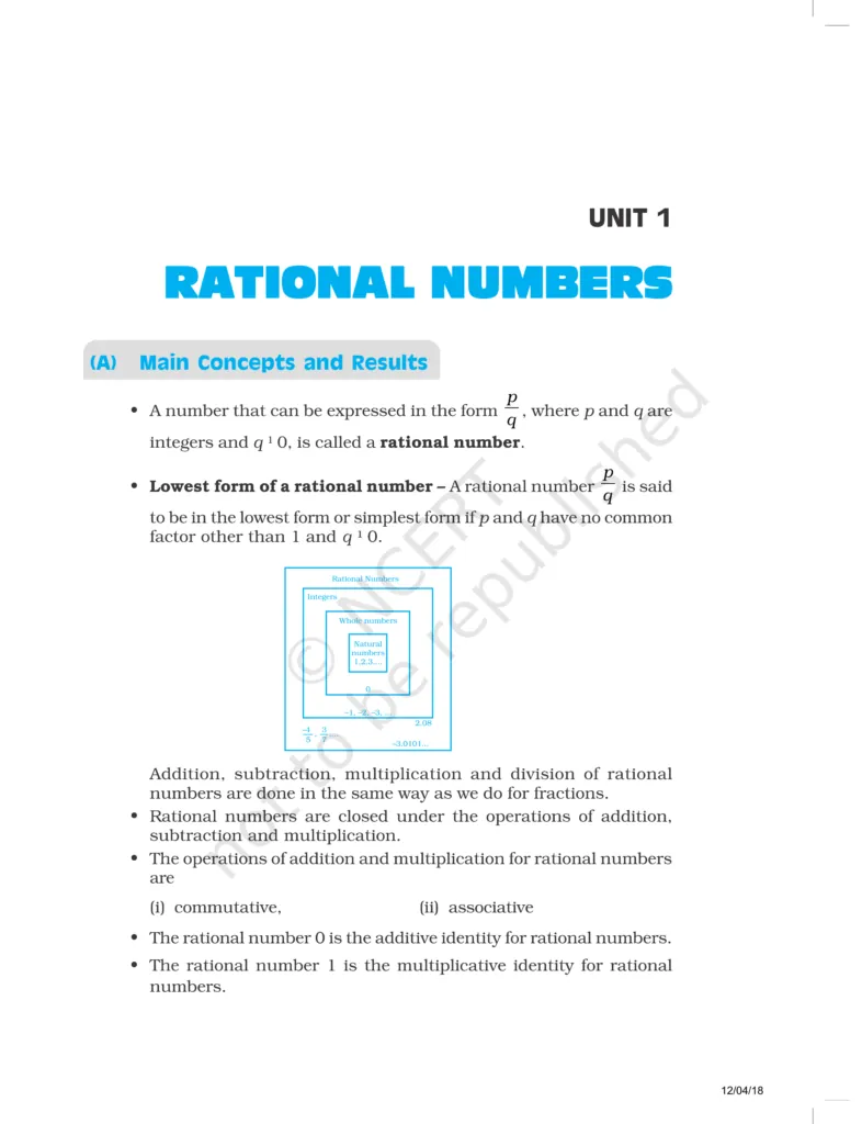 NCERT Exemplar Class 8 Maths Chapter 1 Image 1