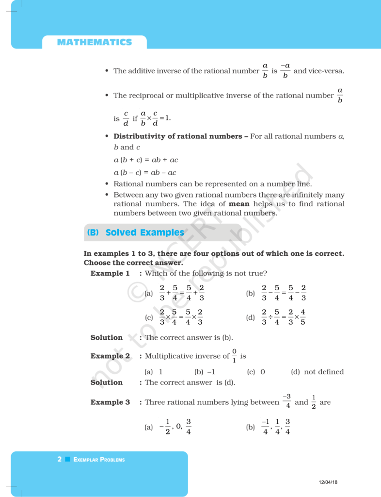 NCERT Exemplar Class 8 Maths Chapter 1 Image 2