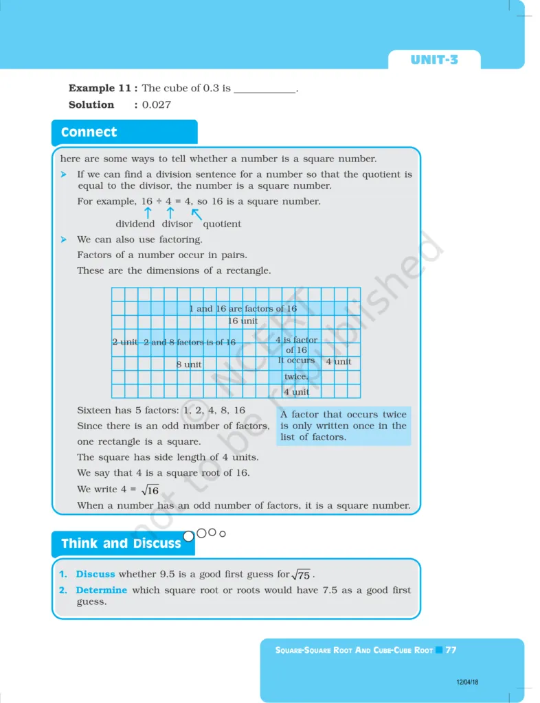 NCERT Exemplar Class 8 Maths Chapter 3 - Squares and Square Roots & Cubes and Cube Roots Image 5