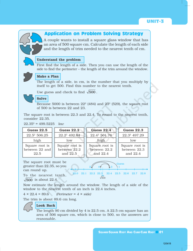 NCERT Exemplar Class 8 Maths Chapter 3 - Squares and Square Roots & Cubes and Cube Roots Image 9