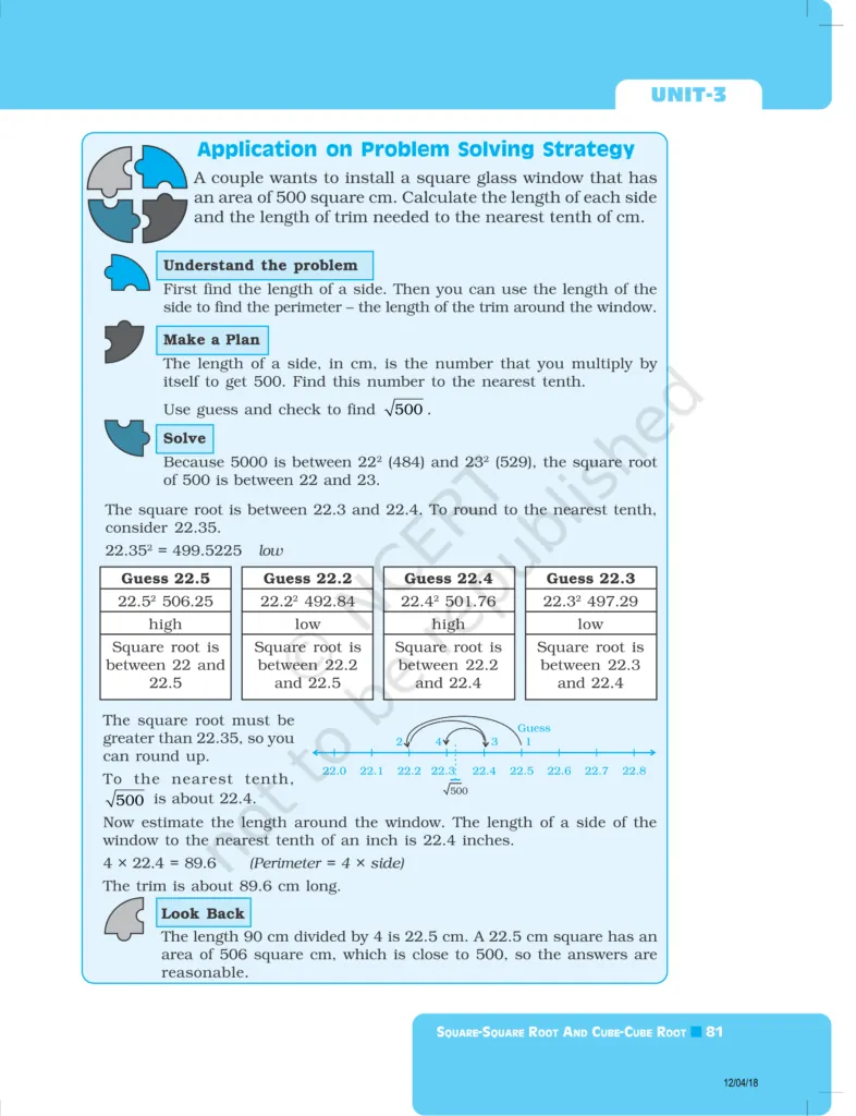 NCERT Exemplar Class 8 Maths Chapter 3 - Squares and Square Roots & Cubes and Cube Roots Image 9