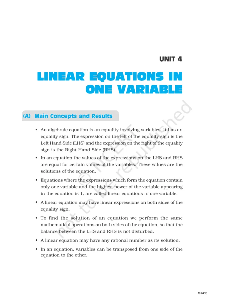 NCERT Exemplar Class 8 Maths Chapter 4 Image 1