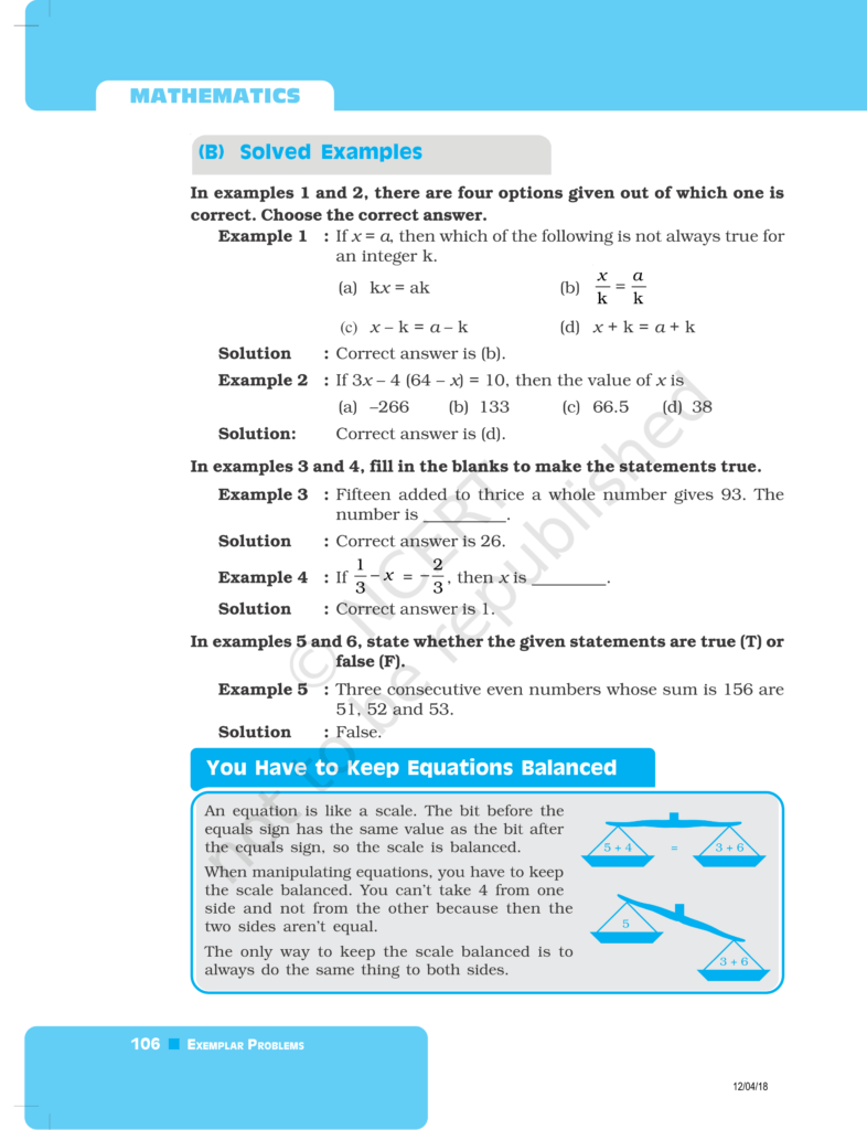 NCERT Exemplar Class 8 Maths Chapter 4 Image 2