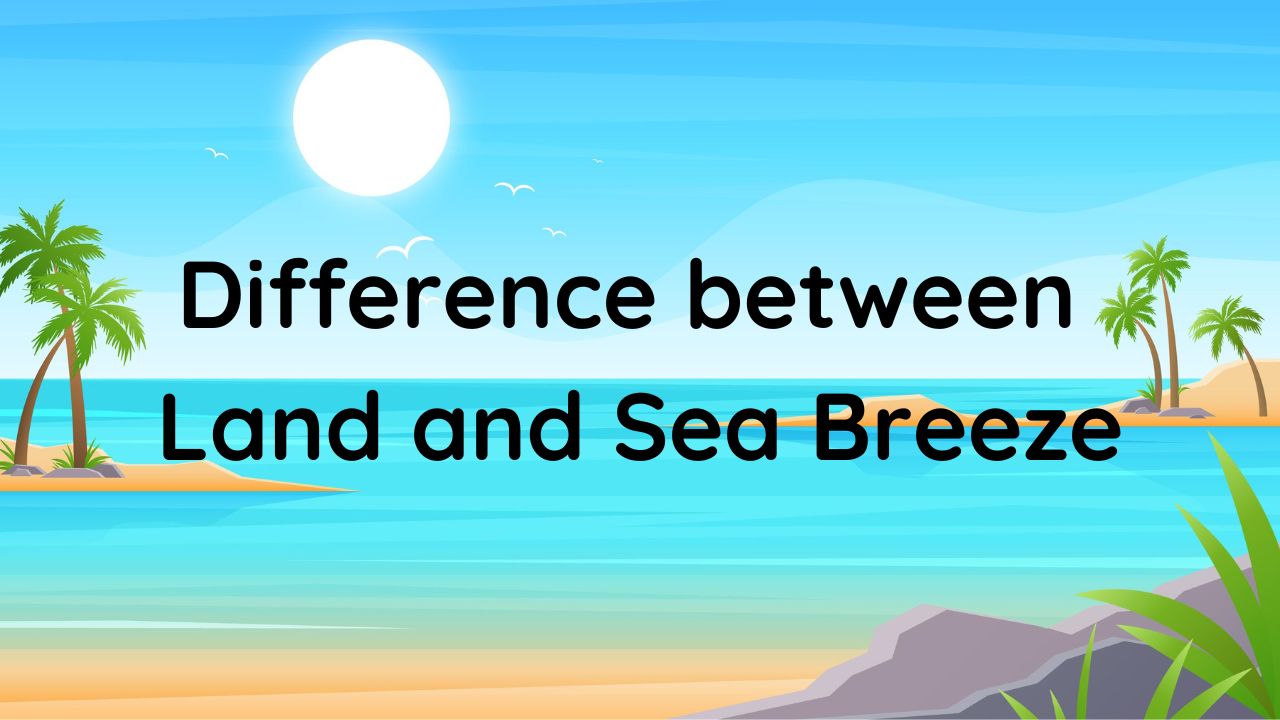 What is Difference Between Land Breeze and Sea Breeze