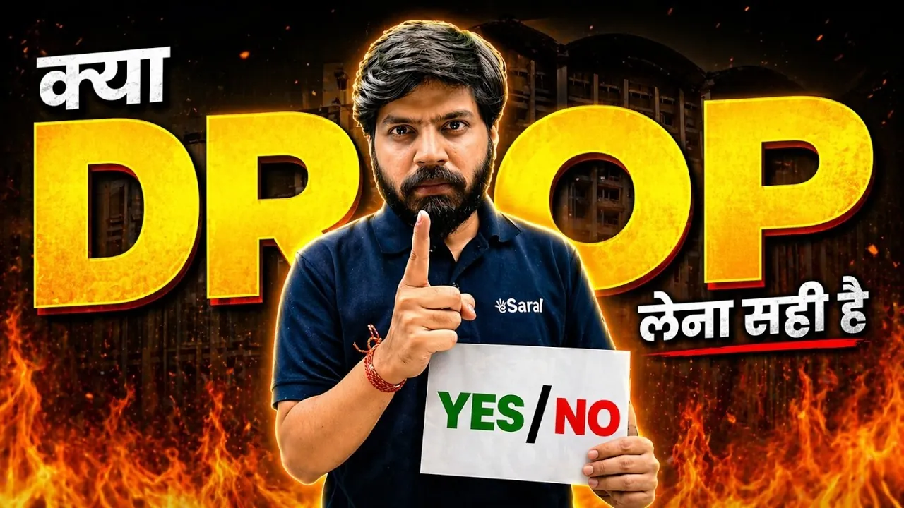 JEE Drop Year Decision: The 3-Question Framework That Has Guided 4,000+ Droppers to IIT (2026)
