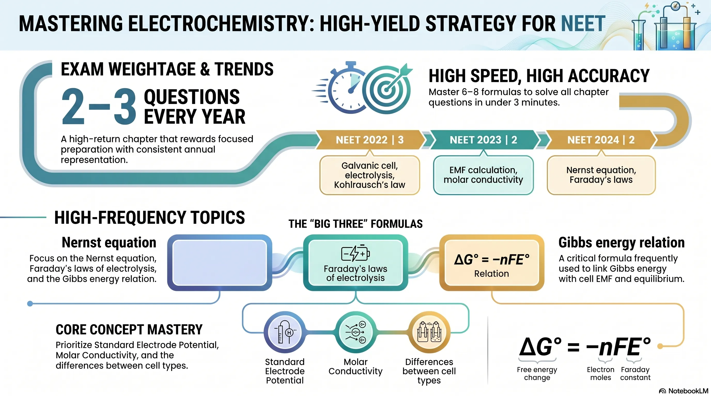 Electrochemistry - NEET Previous Year Questions with Complete Solutions
