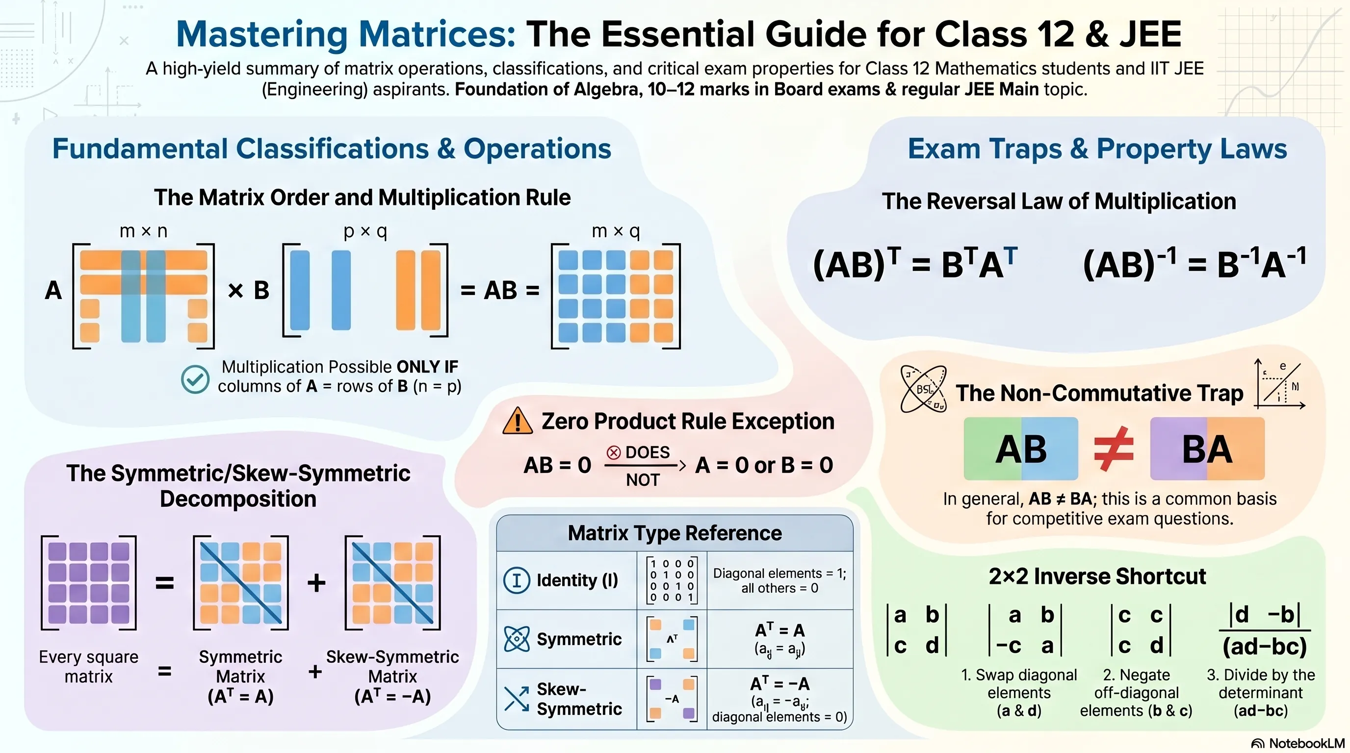 Matrices Class 12 Notes | IIT JEE