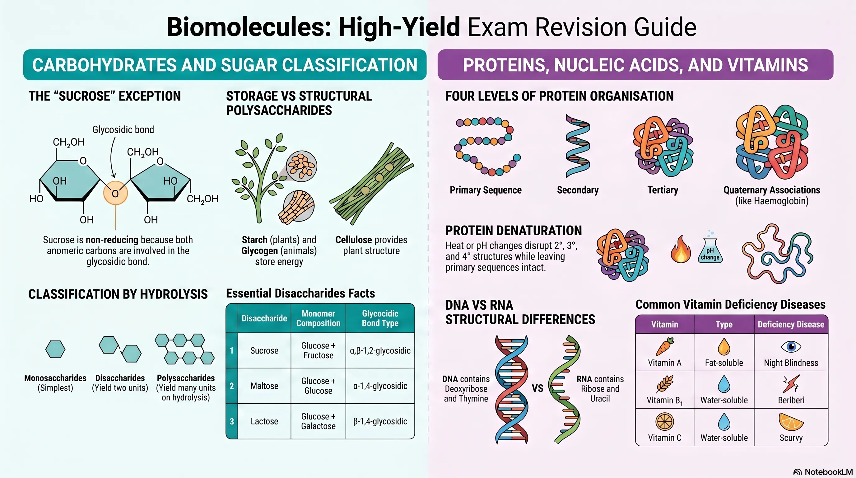 Chemistry Class 12 Biomolecules Notes for IIT JEE & NEET