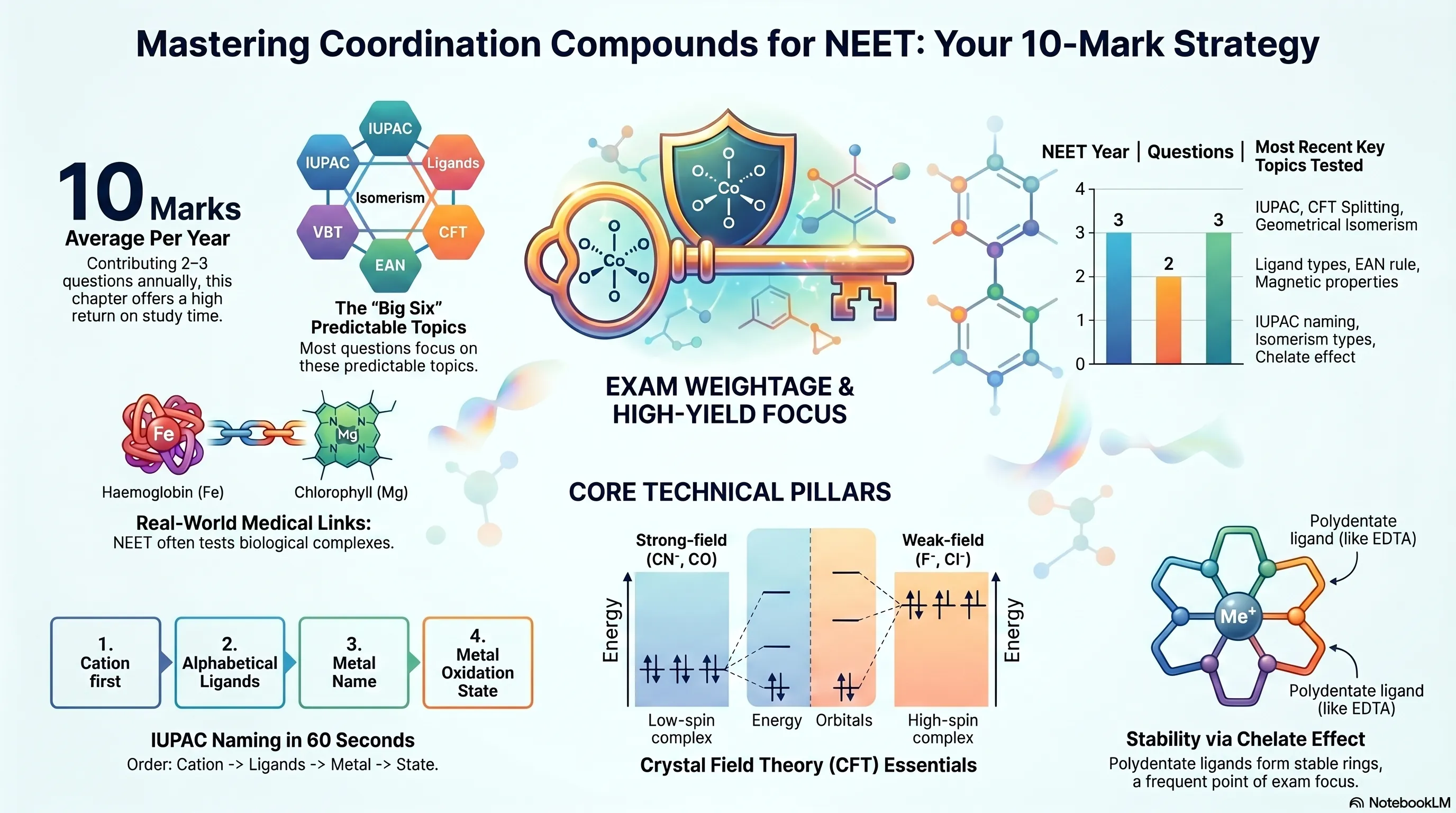 Coordination Compounds- NEET Previous Year Questions with Complete Solutions