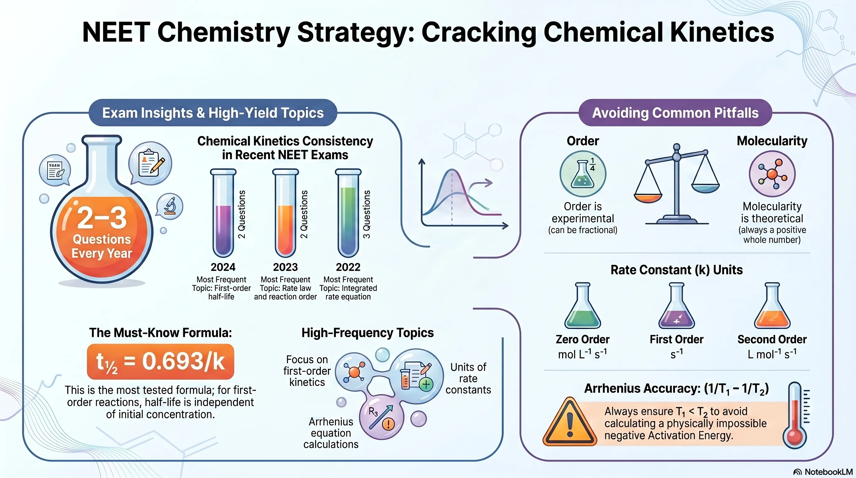 Chemical Kinetics - NEET Previous Year Questions with Complete Solutions
