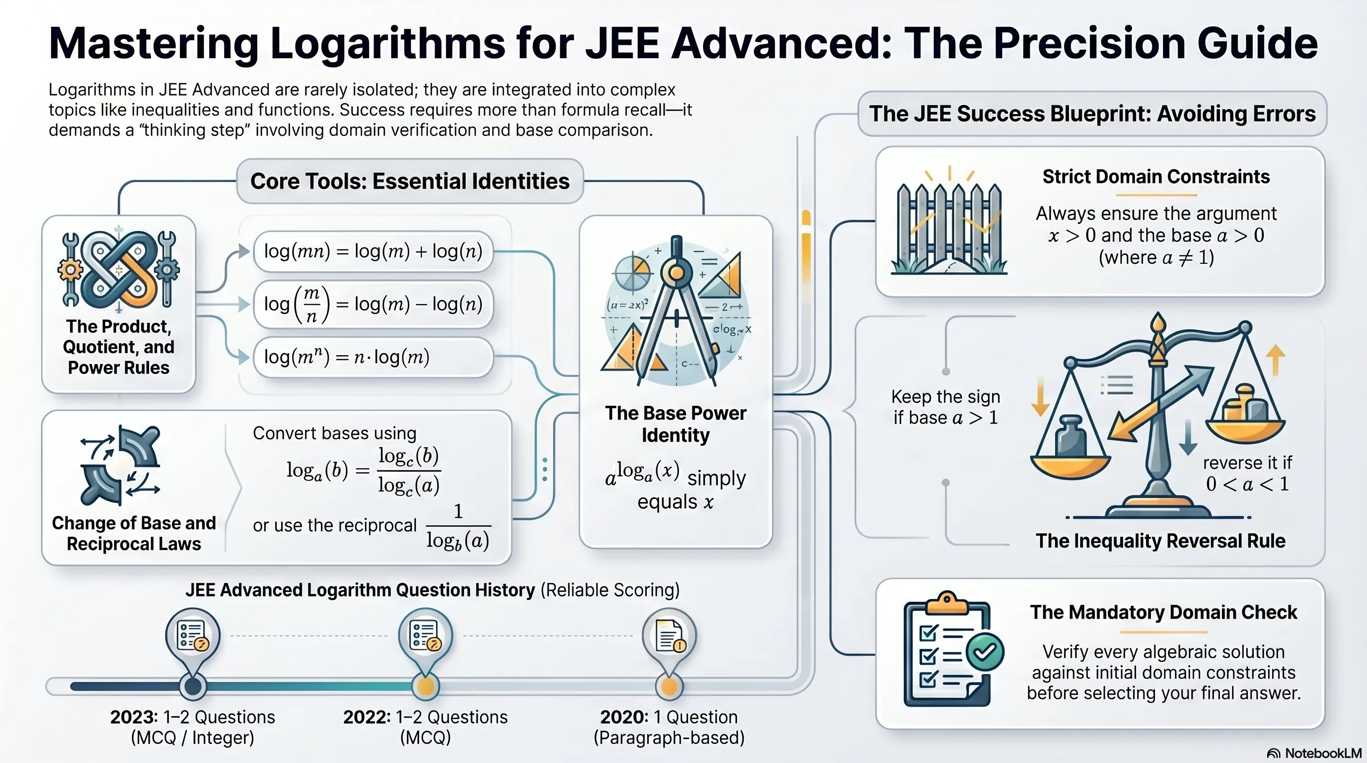 Logarithm - JEE Advanced Previous Year Questions with Solutions