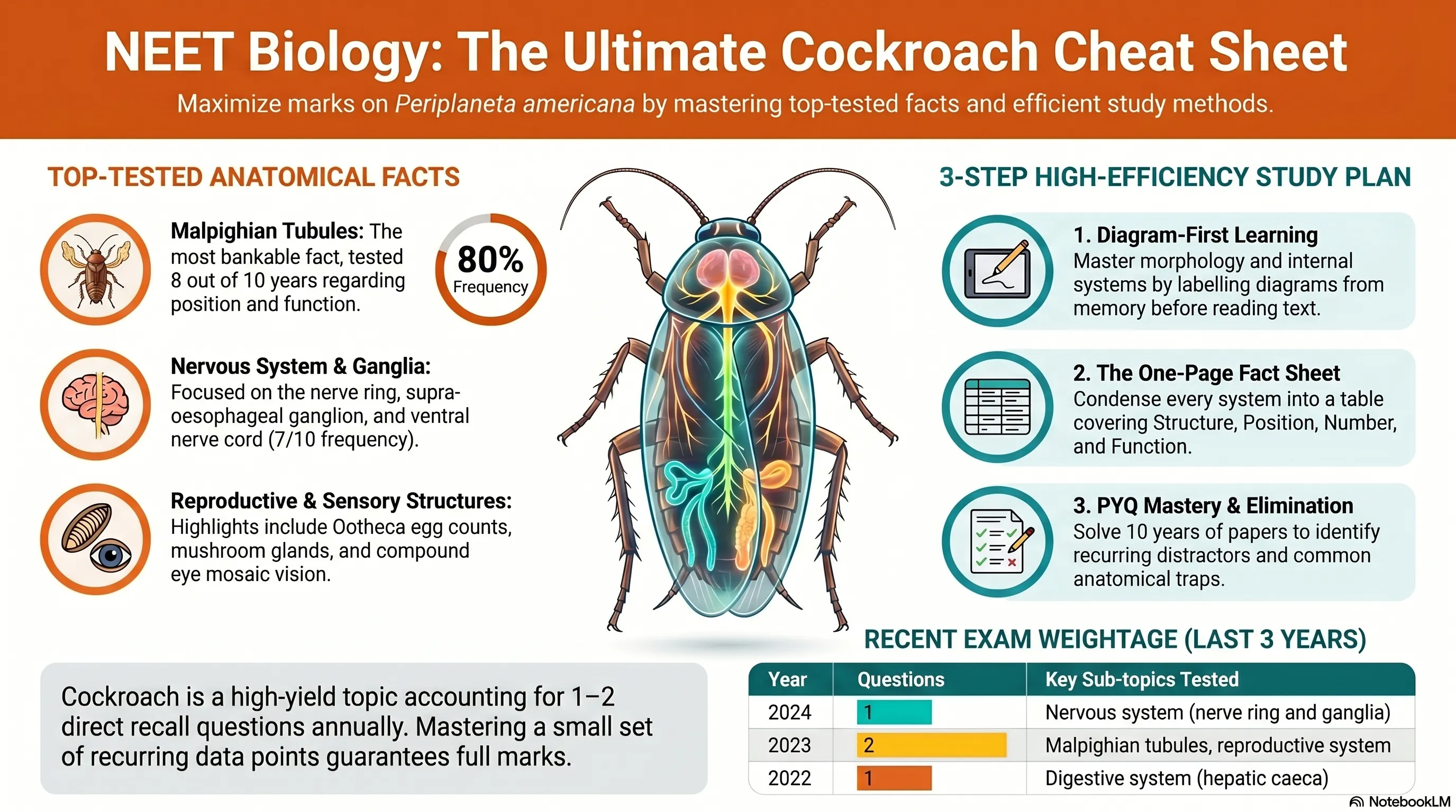 Periplaneta (Cockroach) - NEET Previous Year Questions with Complete Solutions