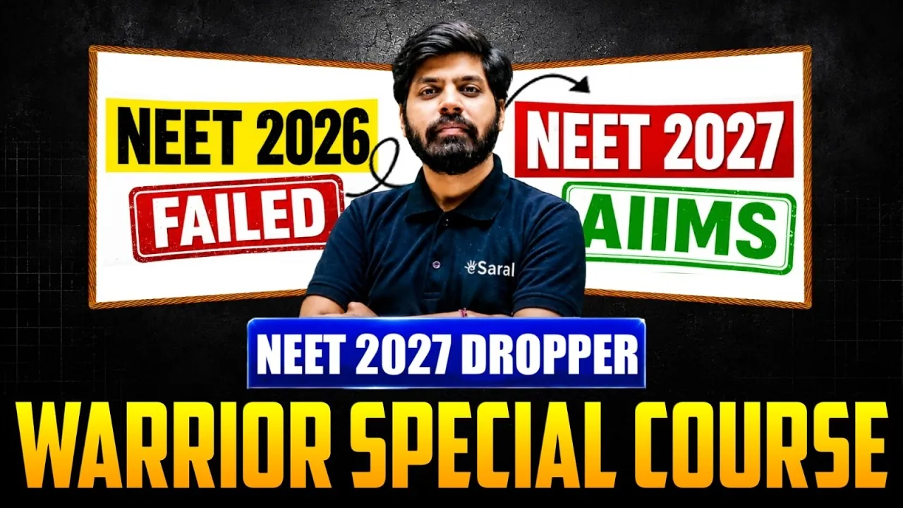 NEET 2027 Dropper Preparation: The 11-Month AIIMS Roadmap by IIT Faculty