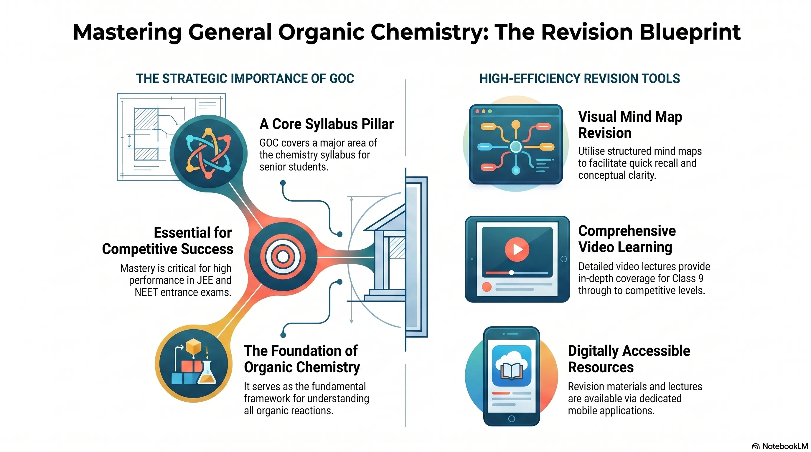 General Organic Chemistry Revision Mind Map - Class 11, JEE, NEET