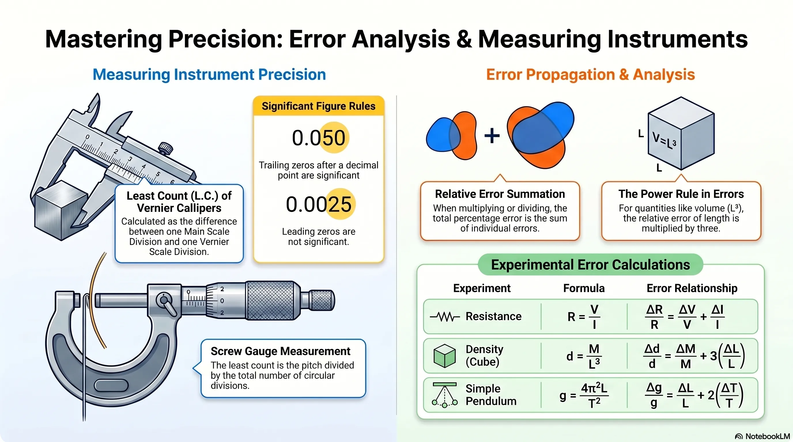 Error in Measurement & Instruments - JEE Main Previous Year Questions with Solutions