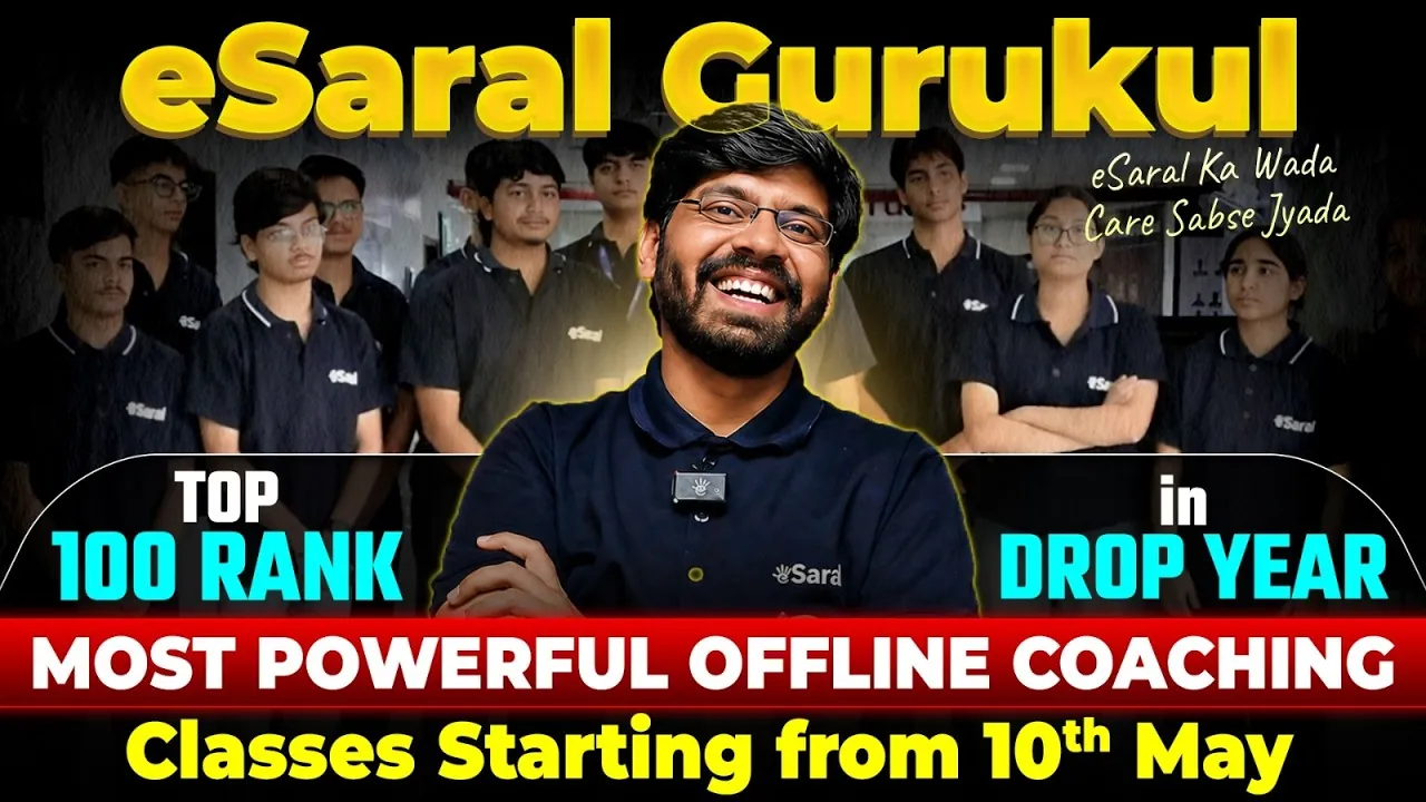 eSaral JEE Dropper Batch 2027: Complete Guide to Kota Gurukul Offline Coaching