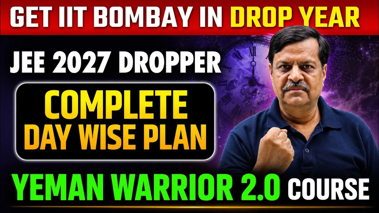 JEE Dropper Year 2027: The Complete Rebuild Strategy by IIT Faculty
