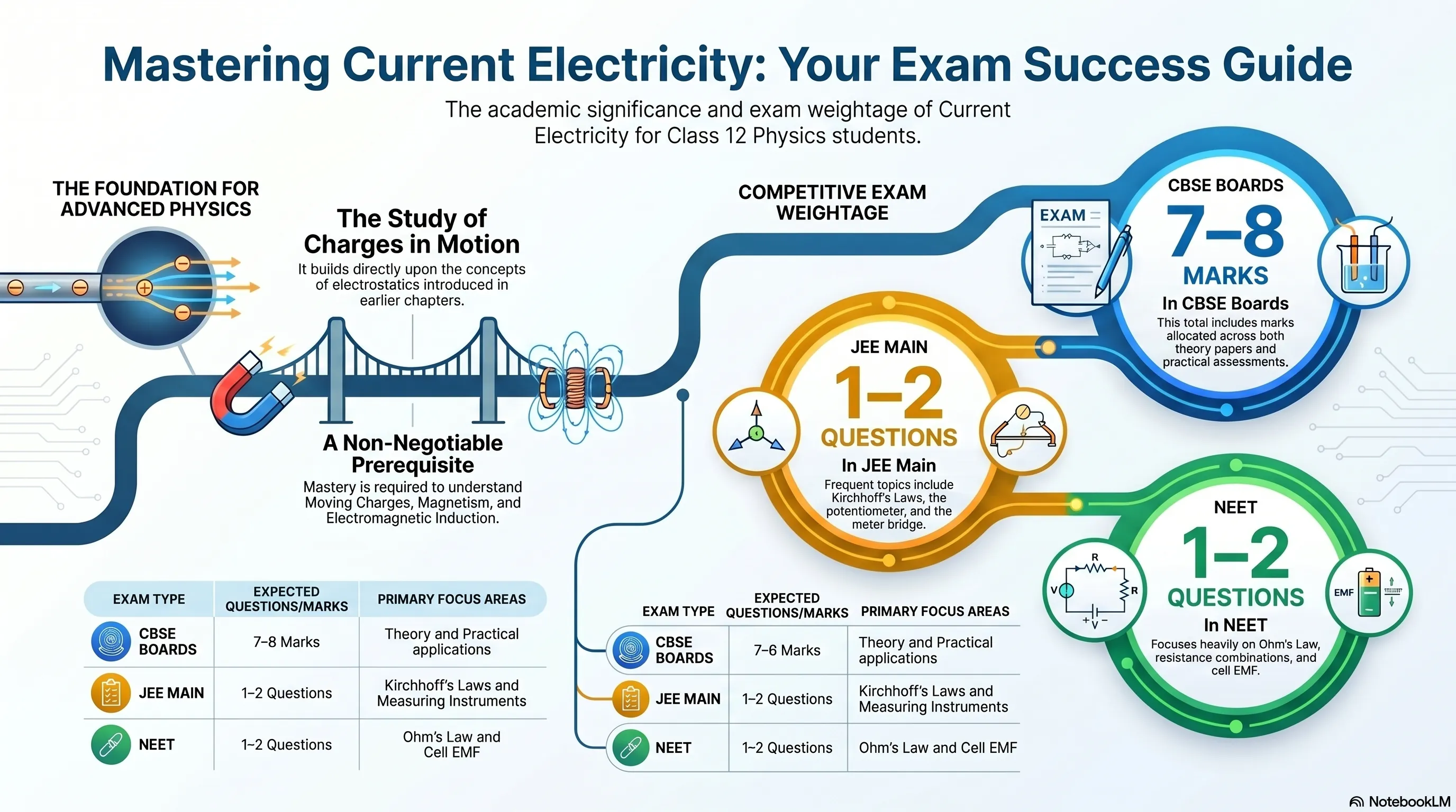 Current Electricity Class 12 Notes for Boards | IIT JEE | NEET