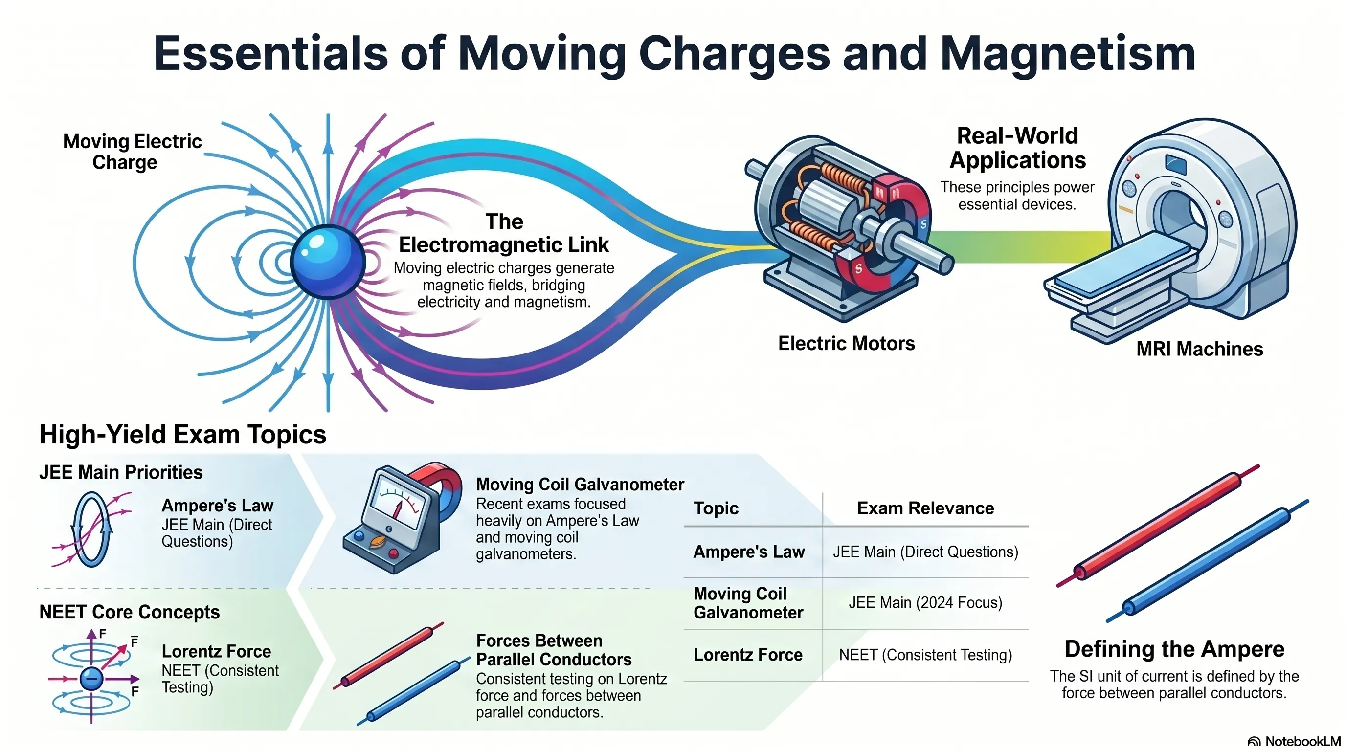 Moving Charges and Magnetism Class 12 Notes for IIT JEE and NEET