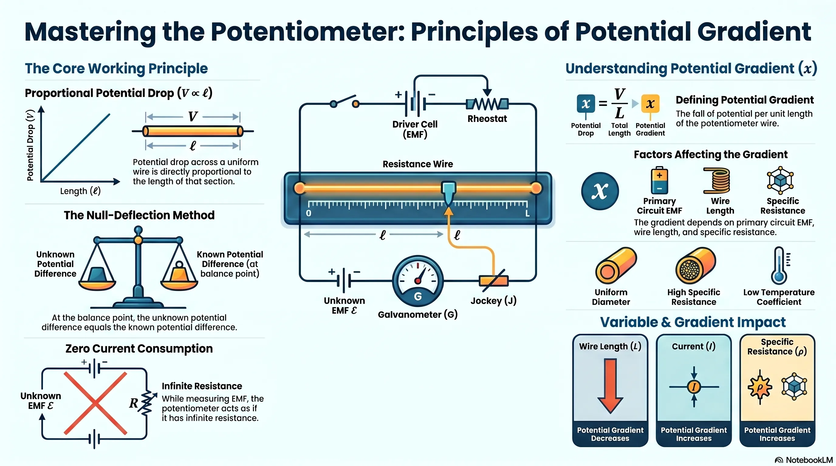 Potentiometer Working Principle, Uses, Advantages & Disadvantages || Class 12, JEE & NEET