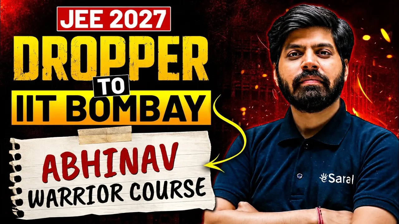 eSaral JEE Dropper Batch 2027: The Abhinav Warrior Batch Roadmap
