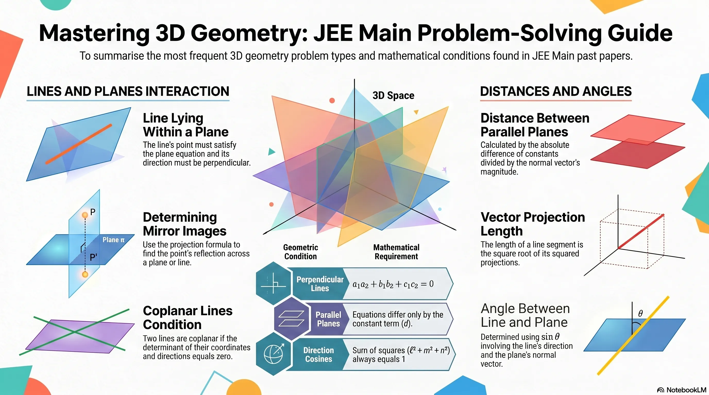 3D Geometry - JEE Main Previous Year Question with Solutions