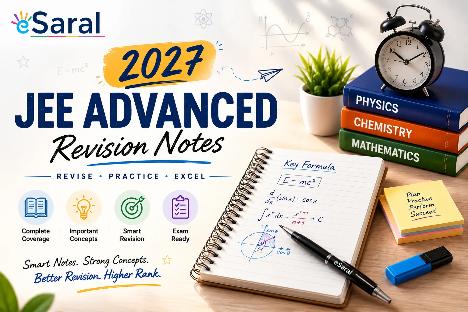 JEE Advanced Revision Notes 2027 – Free PDF Download