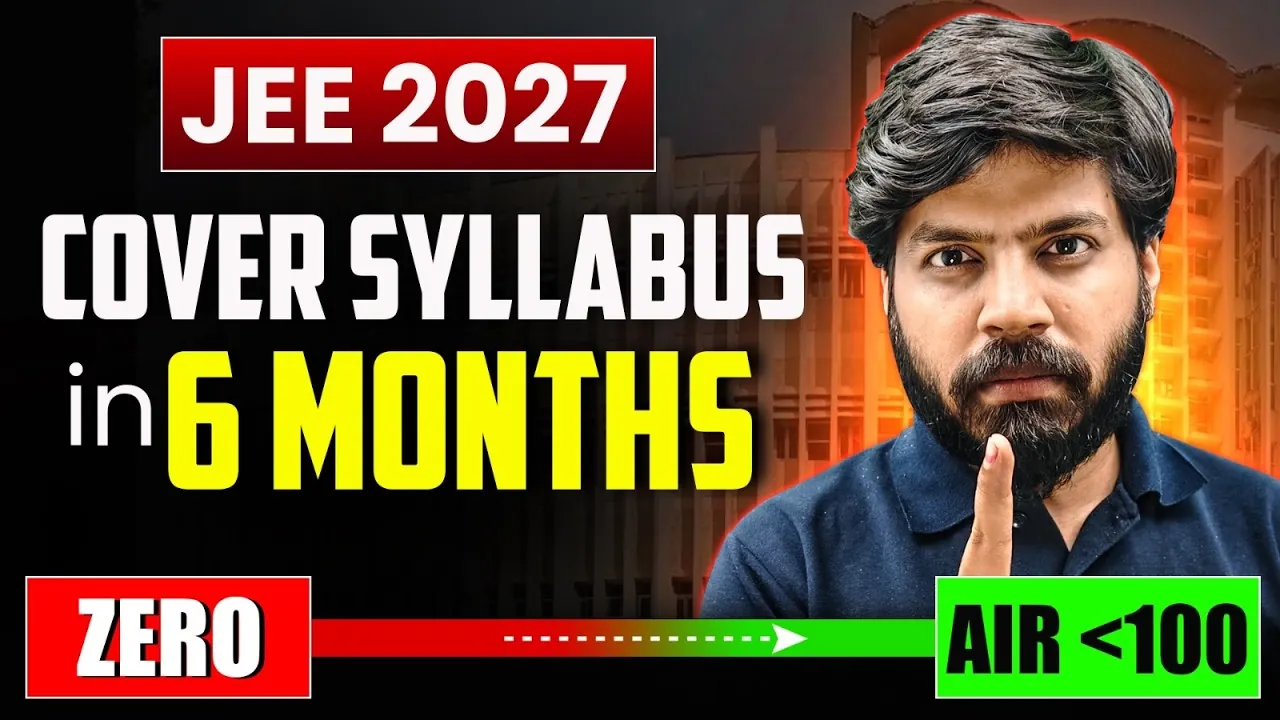 JEE Main Prep Strategy for Droppers: The 5-Step IIT Cycle (2027)