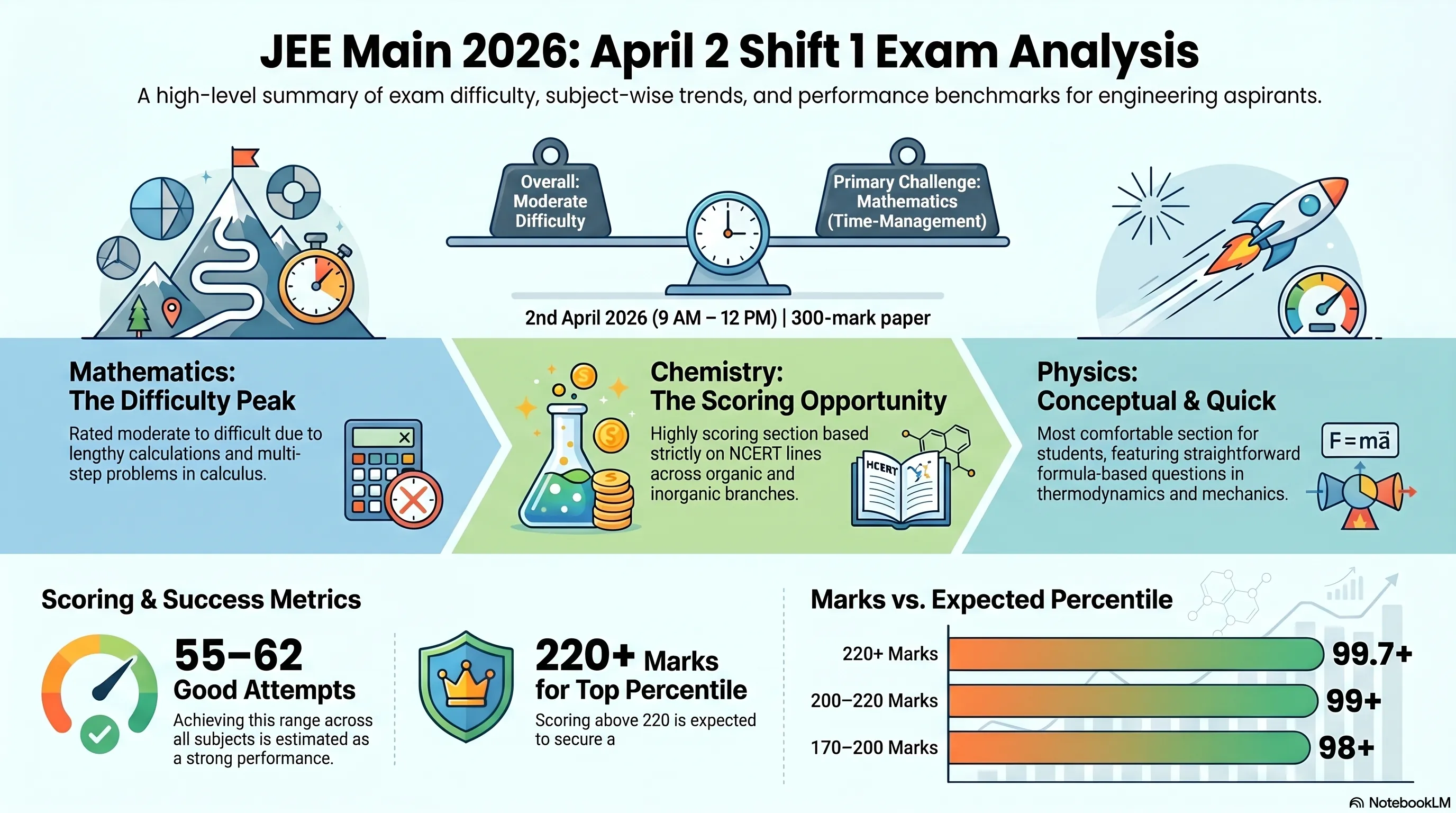 JEE Main 2026 April 2 Shift 1 Paper Analysis: Difficulty, Weightage & Student Reactions