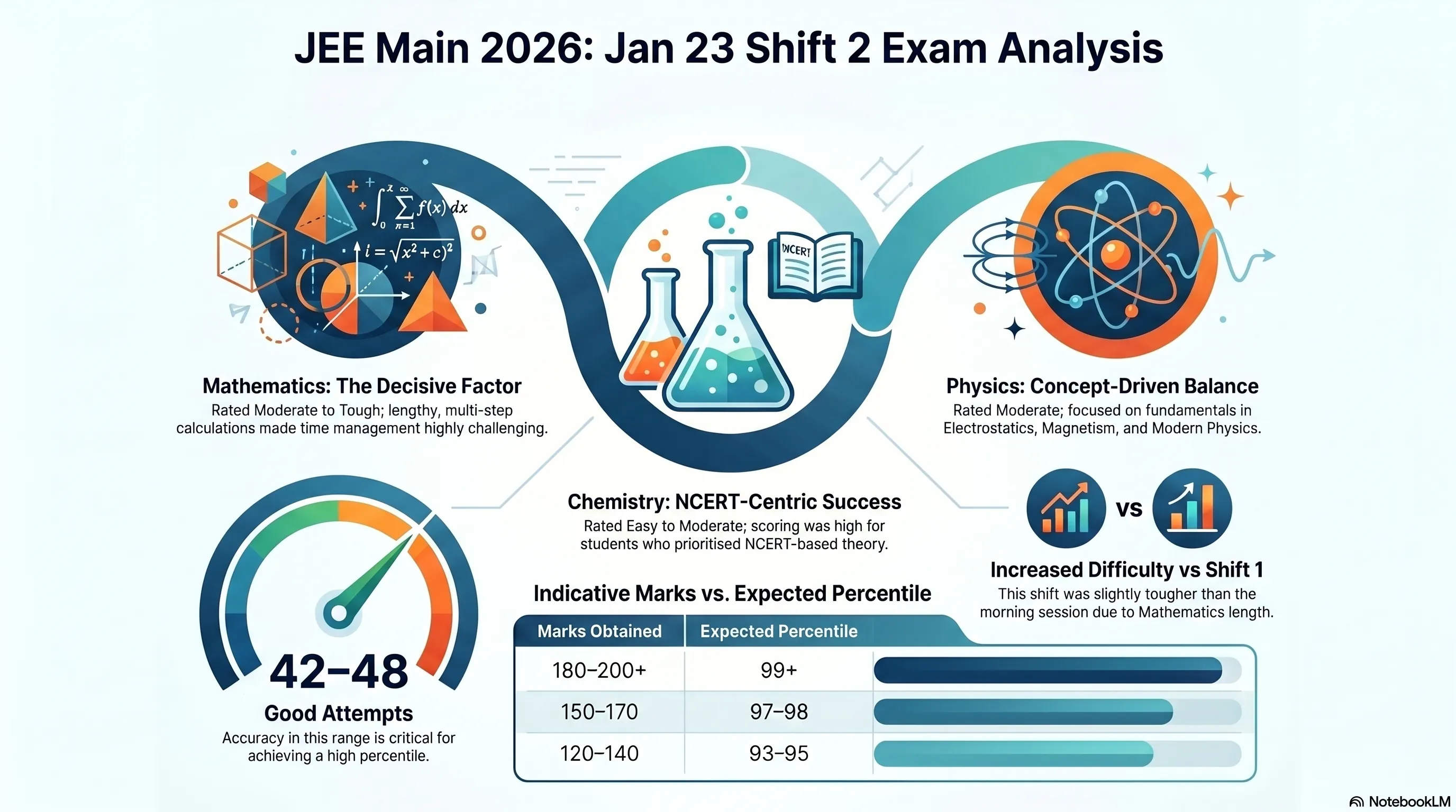 JEE Main 2026 January 23 Shift 2 Paper Analysis – Difficulty, Weightage & Student Reactions