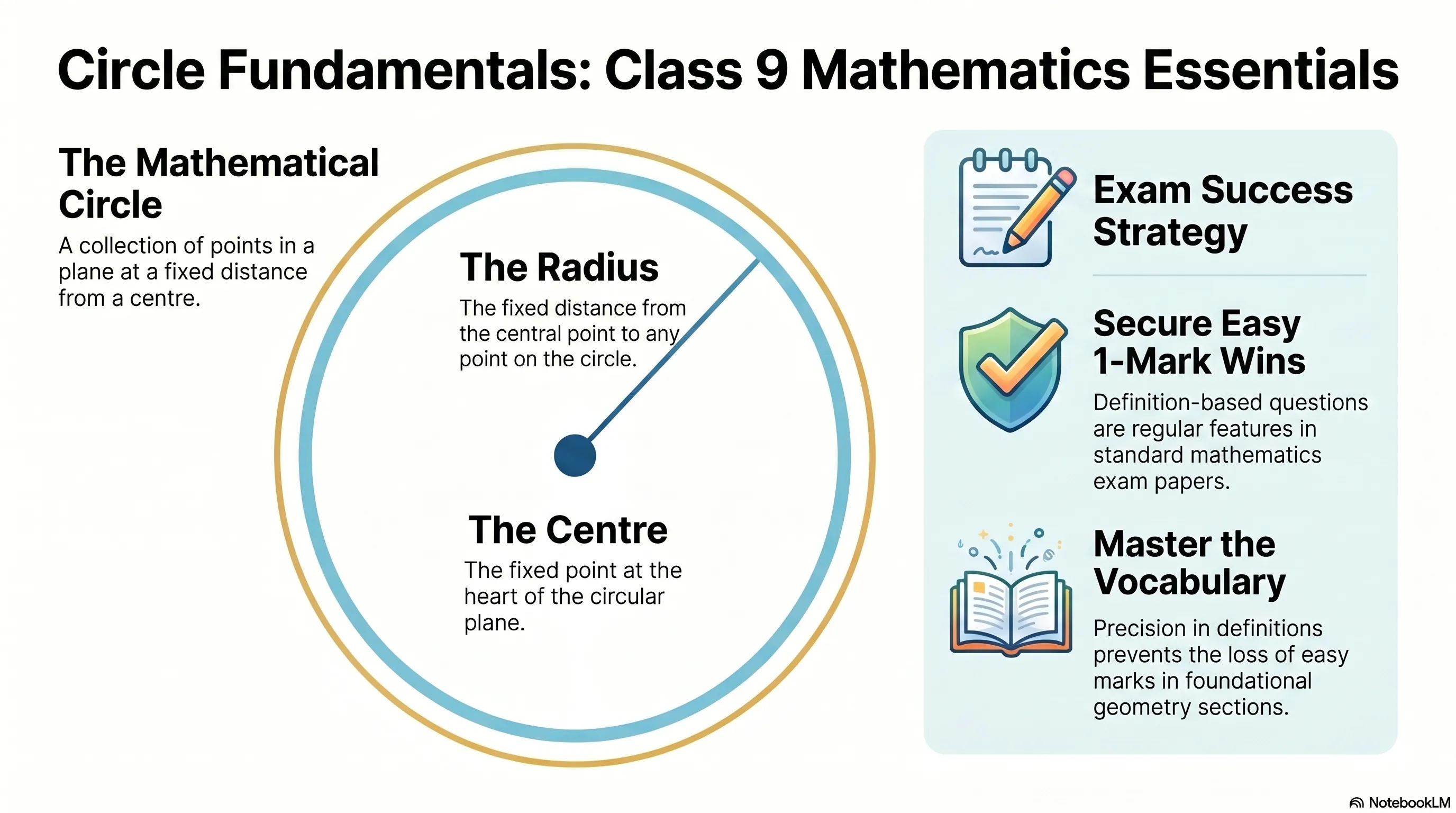 Circle - Class 9 Maths Chapter 8 Short Notes (Mind Maps)